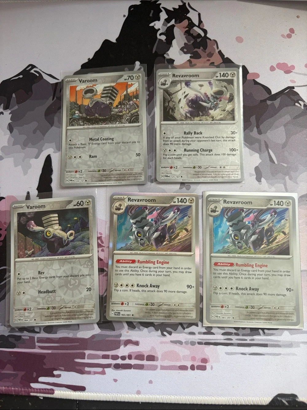Varoom & Revavroom Pokémon Evolution Card Lot ⚙️ Reverse Holo | 5 Cards ✨5/$25✨
